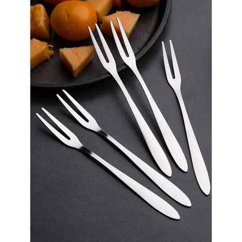 水果叉不锈钢套装创意可爱儿童家用欧式小奢华叉子家用水果签果插