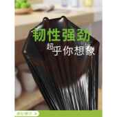 钢袋银中厚小垃圾袋家用特厚厨房塑料袋音乐垃圾袋45