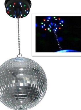 Rotating Mirror Ball Motor Hanging Sound Control 18 Led