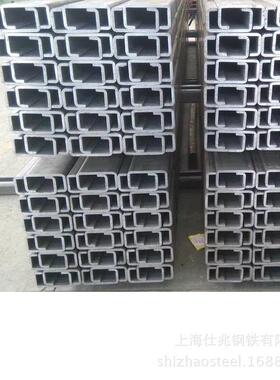 Q345B高强度屋面檩条厚壁C形钢 冲孔热镀锌C型钢导轨螺栓配件