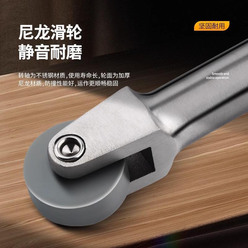 防火门位顺器佐致(收工形顺序器30精铸不锈钢顺位器消防通道门回
