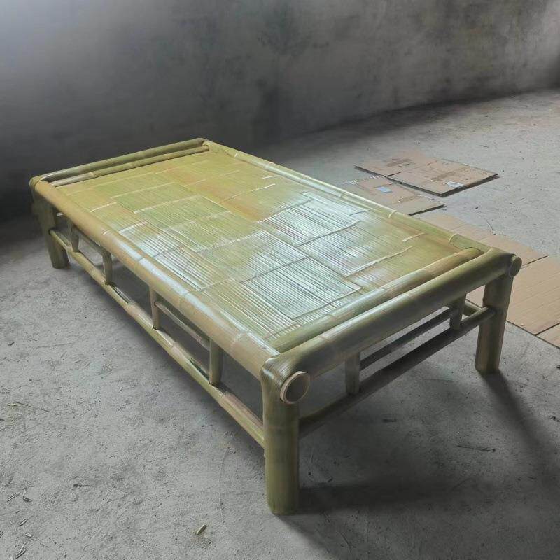 纯手工竹传统编织碳化单人双人床竹子午睡竹床竹席简易老式凉床