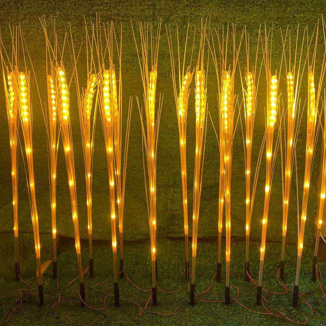 led太阳能灯麦穗灯户外防水景观亮化水稻灯插地灯芦苇灯