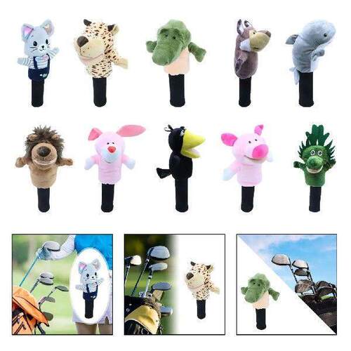 Soft Plush Animal Golf Wood Driver Headcover Lightweight