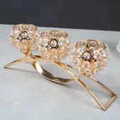 热销欧式 蜡烛台摆件北欧浪漫烛光晚餐道具金色轻奢铁艺餐桌蜡烛灯