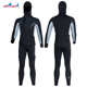新款 保暖潜水服5MM连帽分体加厚潜水衣男深浮潜冲浪游泳防寒湿衣