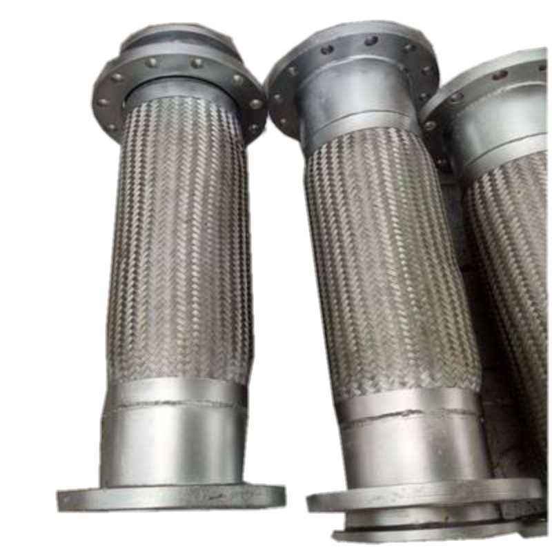 径不锈钢金属软管厂家直供大口法兰式金属软管 304编织钢丝