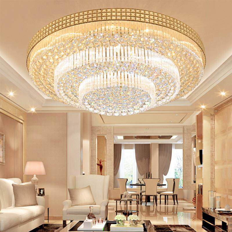 水晶灯客厅主灯吸顶灯具主卧室定制简约现代豪华大气广东中山2025