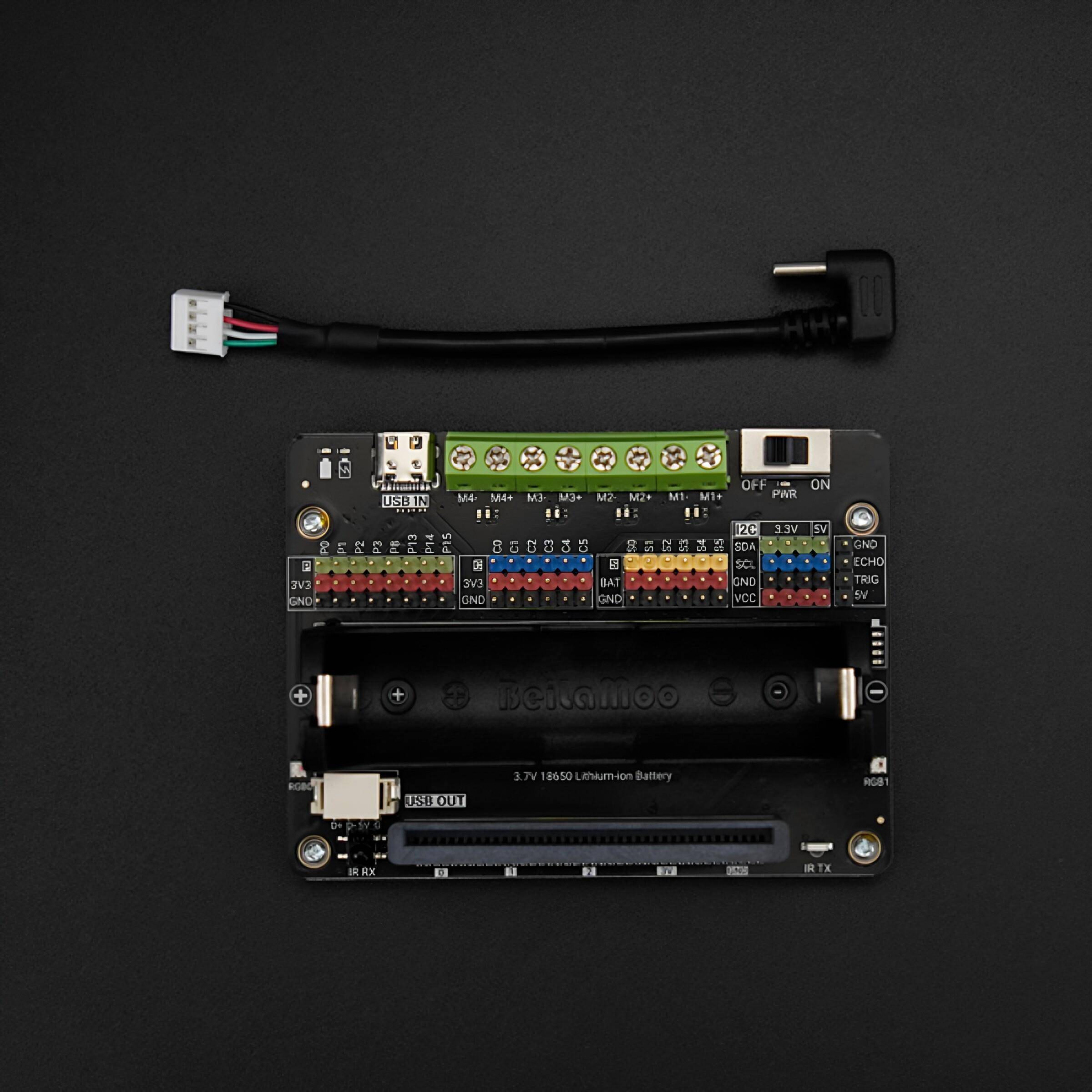 行空板多功能扩展板兼容K10 M10（含Type-C to HY2.0-4P供电线缆