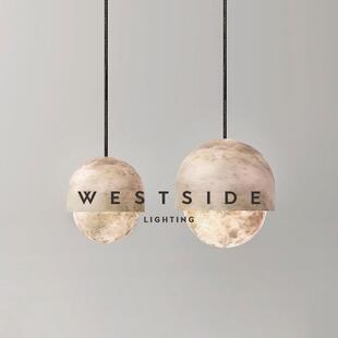 中山工厂直销Westside西班牙进口雪花云石小吊灯设计师YOKO餐厅吧