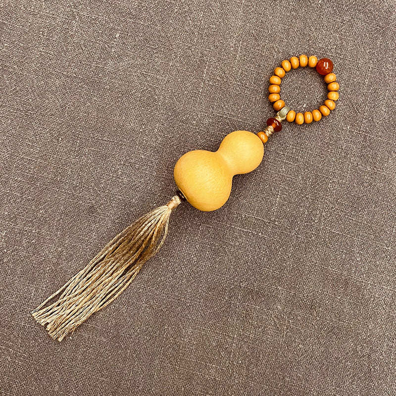 of9d珠橄榄小盘手把草捻玩文玩葫芦金小手随身减压件里