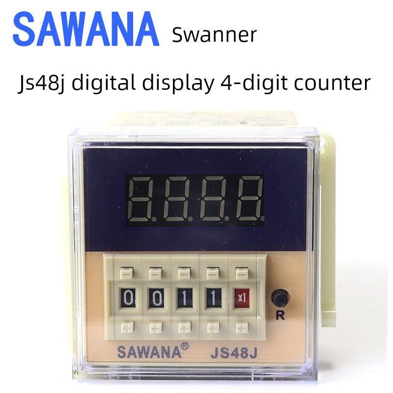 SAWANA 斯万纳 DH48J JS48J-A 预置式数显计数器 记数器 断电记忆