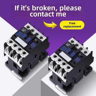 Cjx2交流接触器单相220V1210 1810 3210 6511 9511三相380V
