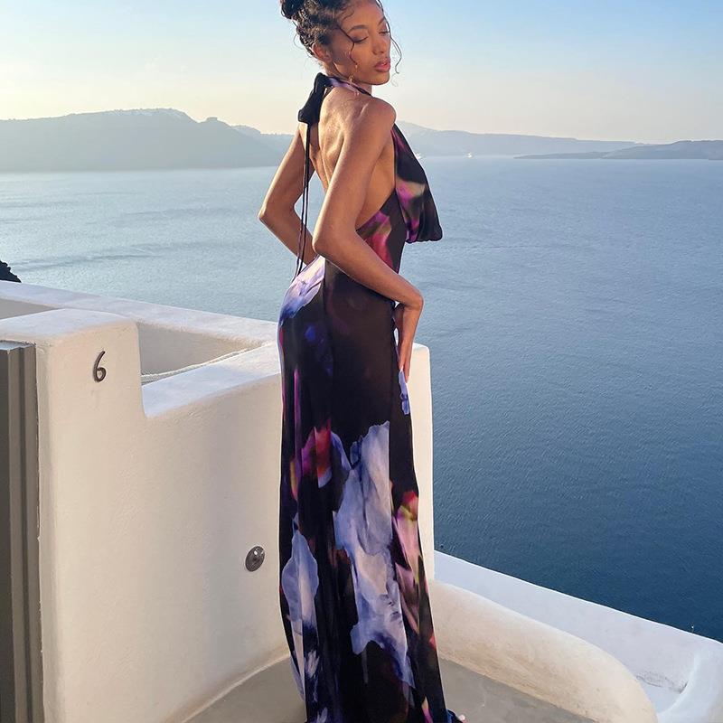 trade cross-border european arrival new medium-length dress