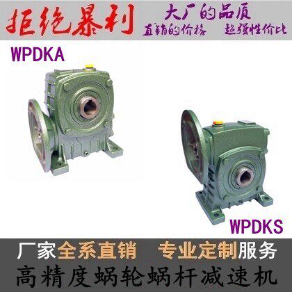 WPDKA/WPDKS 减速机 50 60 70 80 100 120蜗轮蜗杆变速箱 减速器