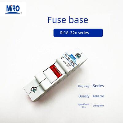 Mro Ming熔融Rt18-32X/1P圆柱形帽形保险丝底座2P 3P带灯Led保险