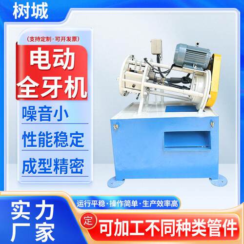 16型电动全牙机发热管笔管滚丝机五金制品医疗器具滚全牙机定制