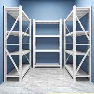 储架置物架多层家用靠墙储仓架仓货167库重物型超市车库储物间收