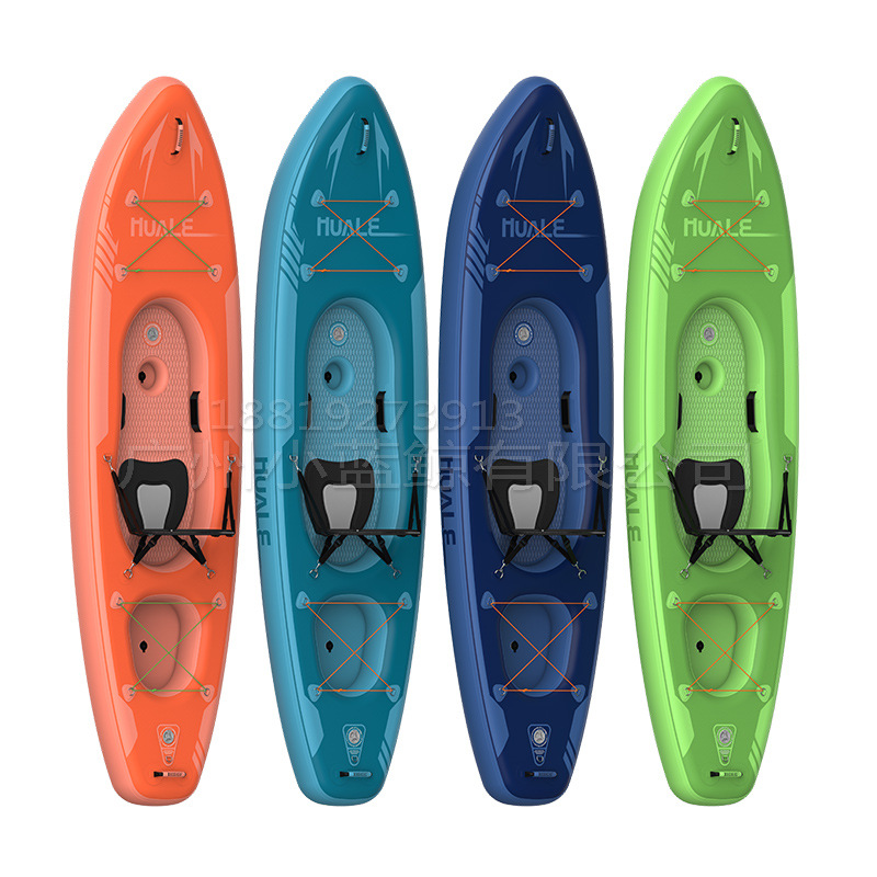 充气皮划艇路亚垂钓船 单双人漂流船独木舟划水板皮划艇厂家