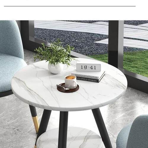 轻奢阳台小桌椅三件套网红一桌两椅简约小圆桌创意休闲茶桌椅组合