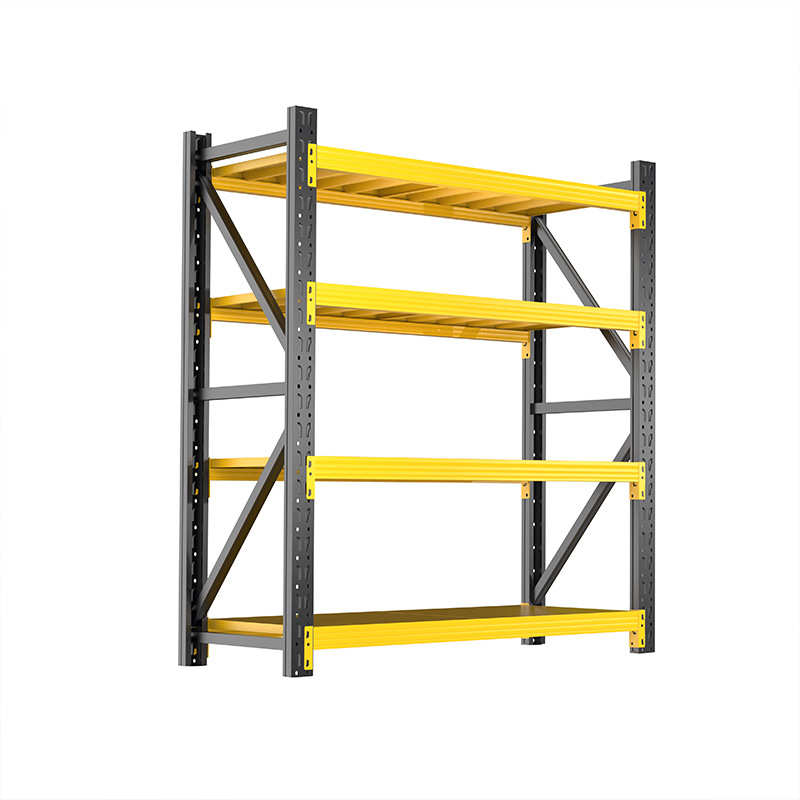 仓库仓储货架黑黄色置物架多层家用储物架超市快递展示架批发定制