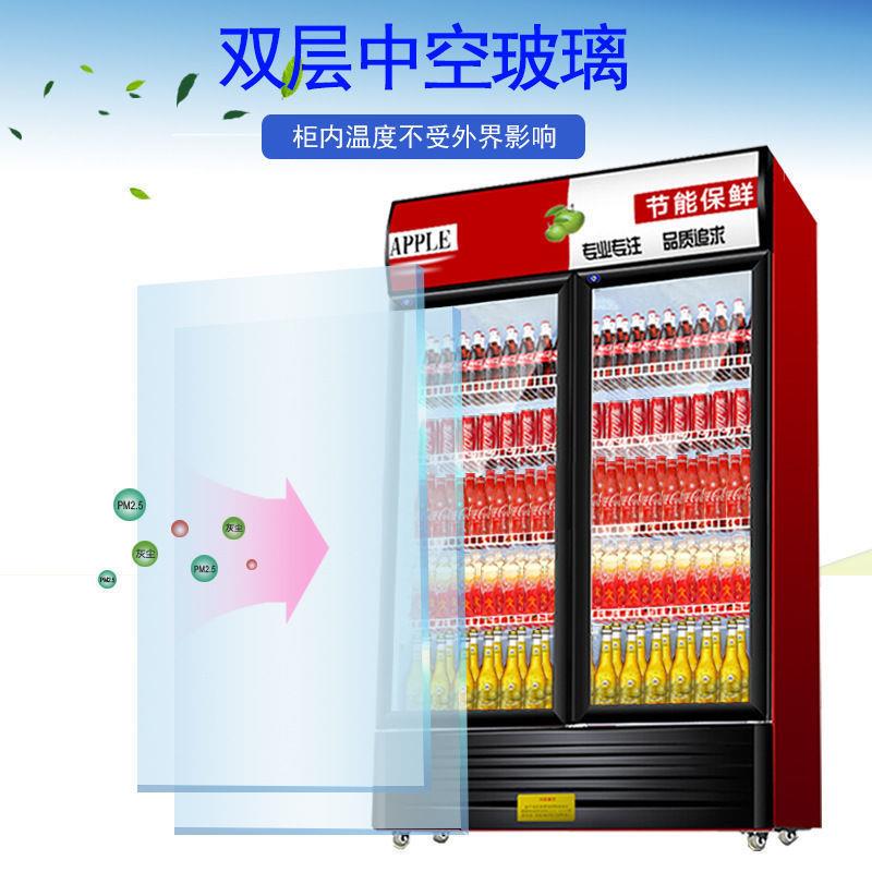 冷藏展示柜冰柜保鲜饮料双开门冷饮三门商用单门啤酒超市冰箱立式