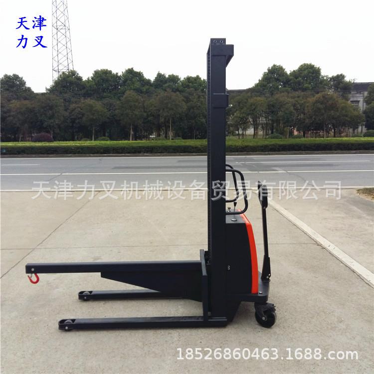 吊钩式叉车电动堆高车挂勾式电瓶升高车液压提升机半自动叉车