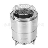 火炉不锈钢中号柴炉子取暖火炉定制 篝拆 火炉庭院野营可户外热卖