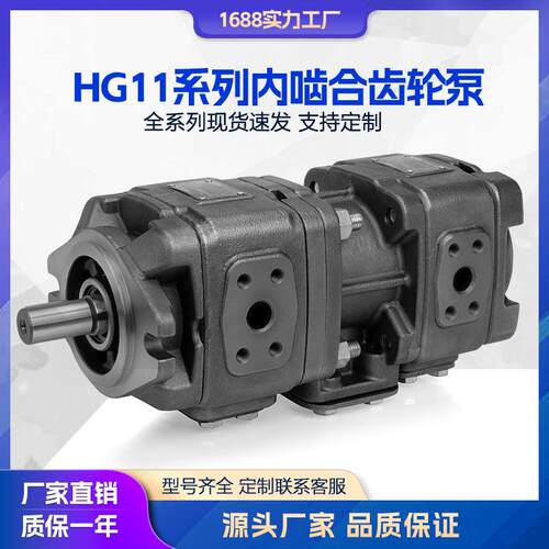 海特克HG11-63-20-01R-LPC-D-36内啮合齿轮泵液压油泵注塑机泵