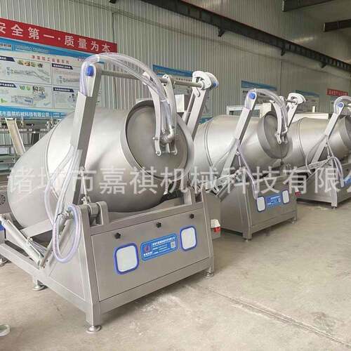 自动上料液压式真空滚揉机白条鸡鲜鱼肉腌制设备酱菜滚揉机