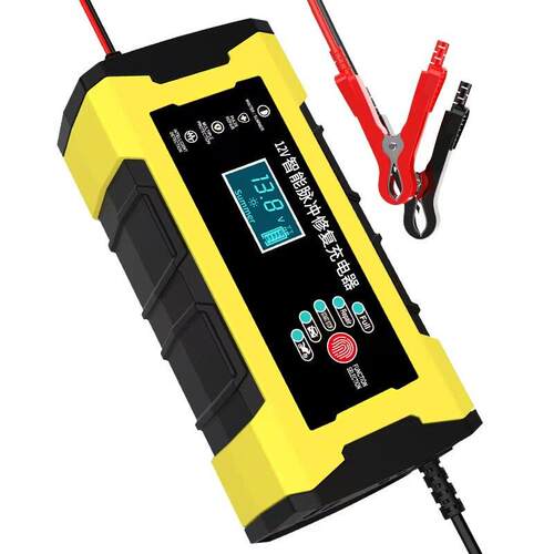 12V24V汽车电瓶充电器智能修复型充电机 适用摩托车铅酸电池优信