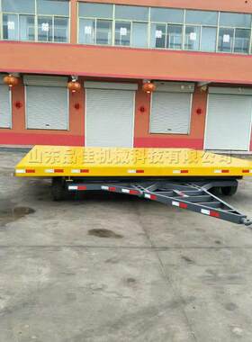 重型货物平板拖车 大型物流站半挂牵引车 大宗重物台车搬运车