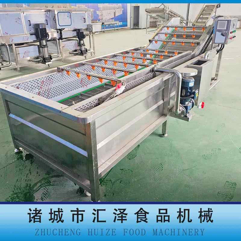 全自水果蔬菜IAB蒲公英清生产线厂家婆婆丁气淋泡喷式动连续洗洗