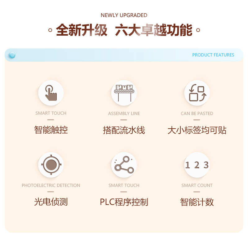 侧面贴标机礼品盒包装盒食品盒保鲜盒不干胶标签机器电商快递贴单