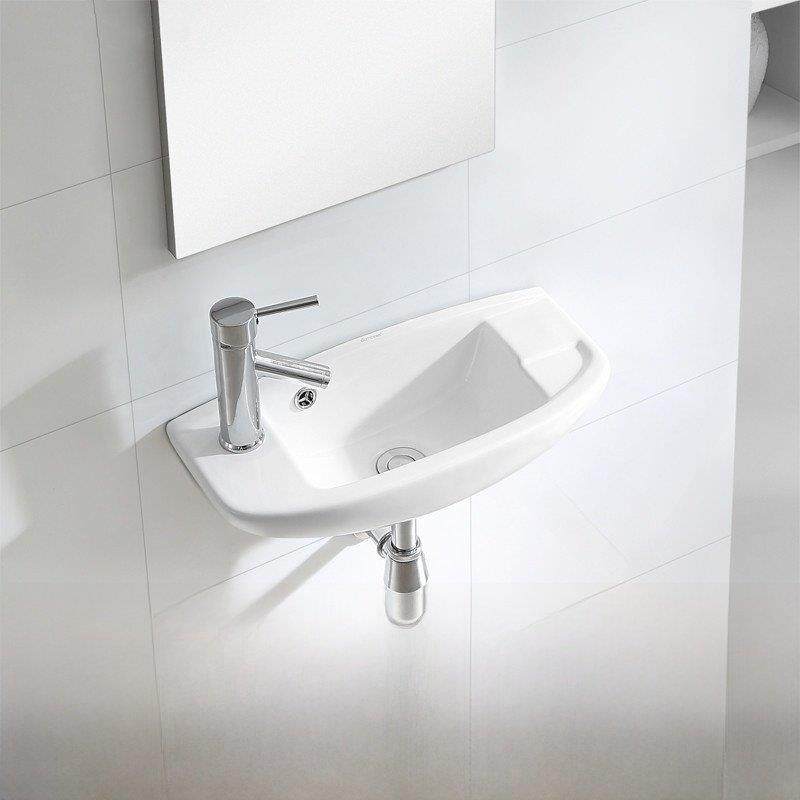 迷你洗手盆小公寓浴室挂盆阳台角洗手盆陶瓷台面托盘简单壁挂式