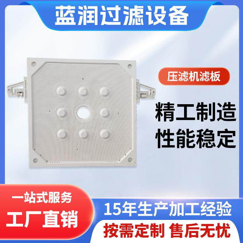 河北厂家直供原料板框压滤机滤板高压隔膜滤板污水过滤机滤板