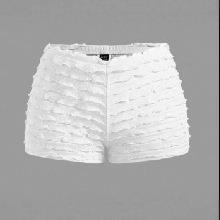Women's Plain Frill Trim Shorts