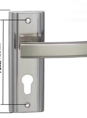 老式家用门锁拉手通用型厨卫门内门卧室门把手执手工程款便宜钥匙