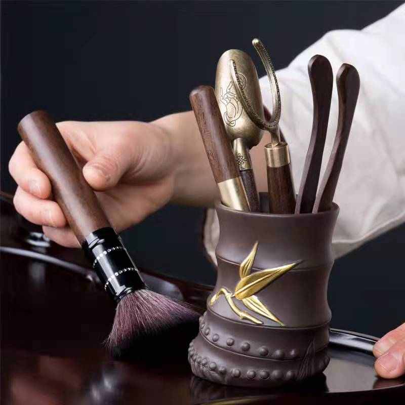 茶具茶道配件功夫茶道套装紫砂茶道六君子茶夹泡茶养壶工具