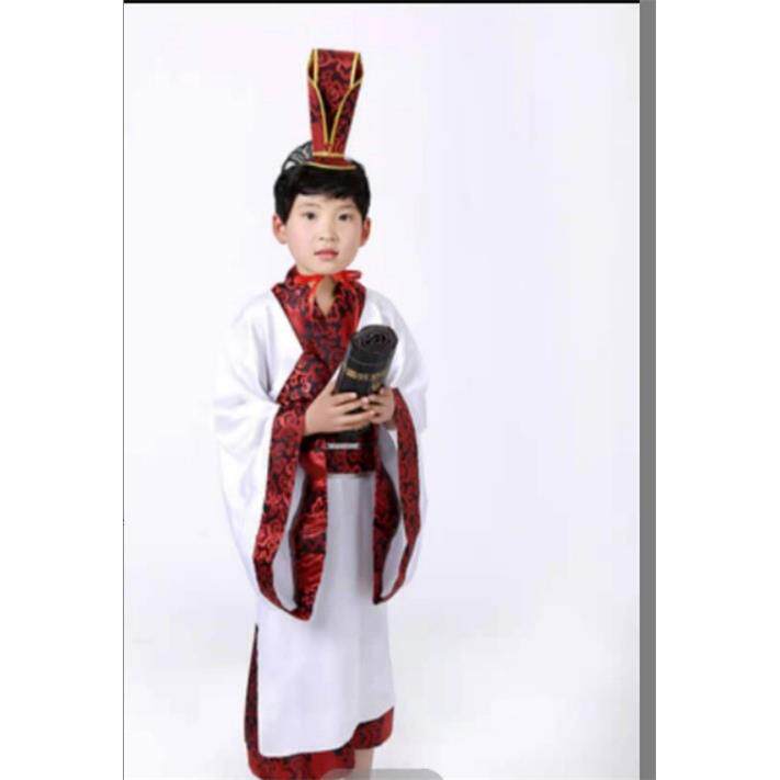 正品儿童古装课子本剧服荆轲刺舞台秦服饰太丹秦王赵王高渐离演装