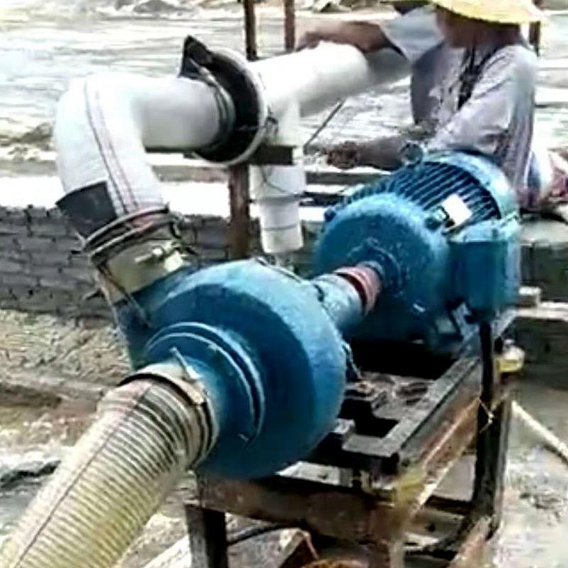 卧式抽沙泵吸砂泵抽沙机全套吸沙机小型泥浆泵河道吸沙水泵3