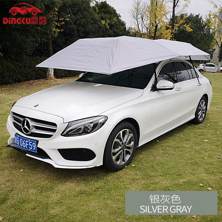 移动鼎棚遮阳全自动停防晒汽车篷车库折叠遥控伸缩车篷隔热家用酷