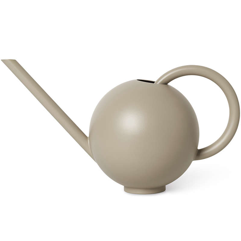 丹麦ferm LIVING Orb球形浇水壶长嘴家用浇菜不锈钢洒水器大容量