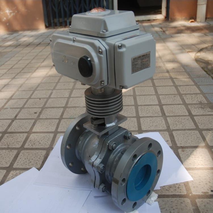 3寸4寸Q941F-16C电动开关型球阀DN100法兰连接碳钢电动球阀DN80