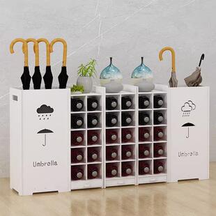 雨伞架酒店大堂商用收纳架家用门口创意伞架多功能落地式置物架子