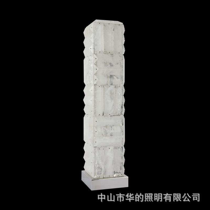 轻奢现代简欧简美全铜天然水晶台灯百搭款客厅卧室床头书房
