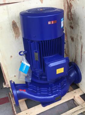 立式管道泵IRG125-125工业管路增压循环水泵15KW冷热水循环水泵