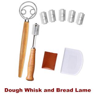 Dough Whisk Bread Lame SourDough Scoring Tool Scraper Proof