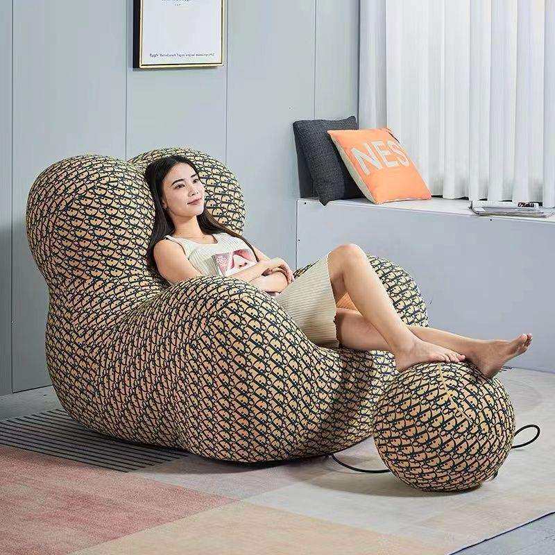 沙轻发压缩ZZK懒一人沙发材体绵环保质48小时发货妈妈怀抱小户型