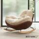 摇摇椅企简客厅轻奢懒人沙发单人8788摇椅鹅椅躺约现代家用阳台休